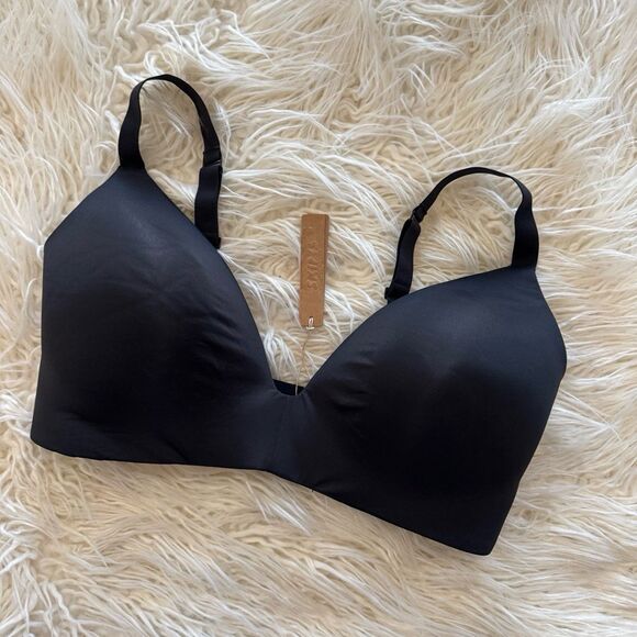 Skims Wireless Form T-shirt Bra Onyx Size 38DDD - Picture 3 of 7